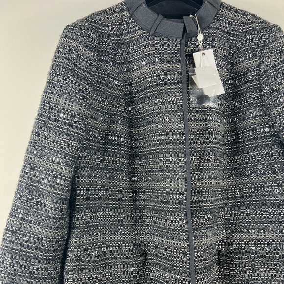 TORY BURCH Bettina Tweed Coat Kate Middleton Size 10 - Picture 4 of 10